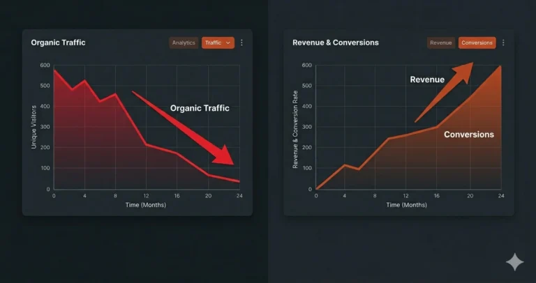 Why Website Traffic is a Vanity Metric in 2026 and What to Track instead